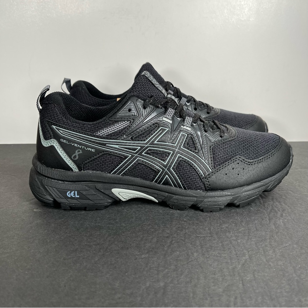 NEW ASICS Gel Venture 8 Trail Running Sneakers Shoes Black Men’s 14
